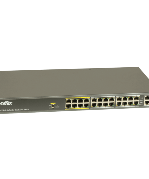 AETEK C11-242-30-380 PoE-switch med 24 portar